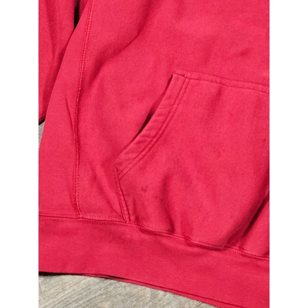 MV Sport Pro-Weave Alabama Crimson Tide Hoodie Red Sweatshirt Mens Medium - Picture 3 of 8